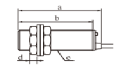 LJA18 Long Cylindrical Inductive Proximity Switch  title=