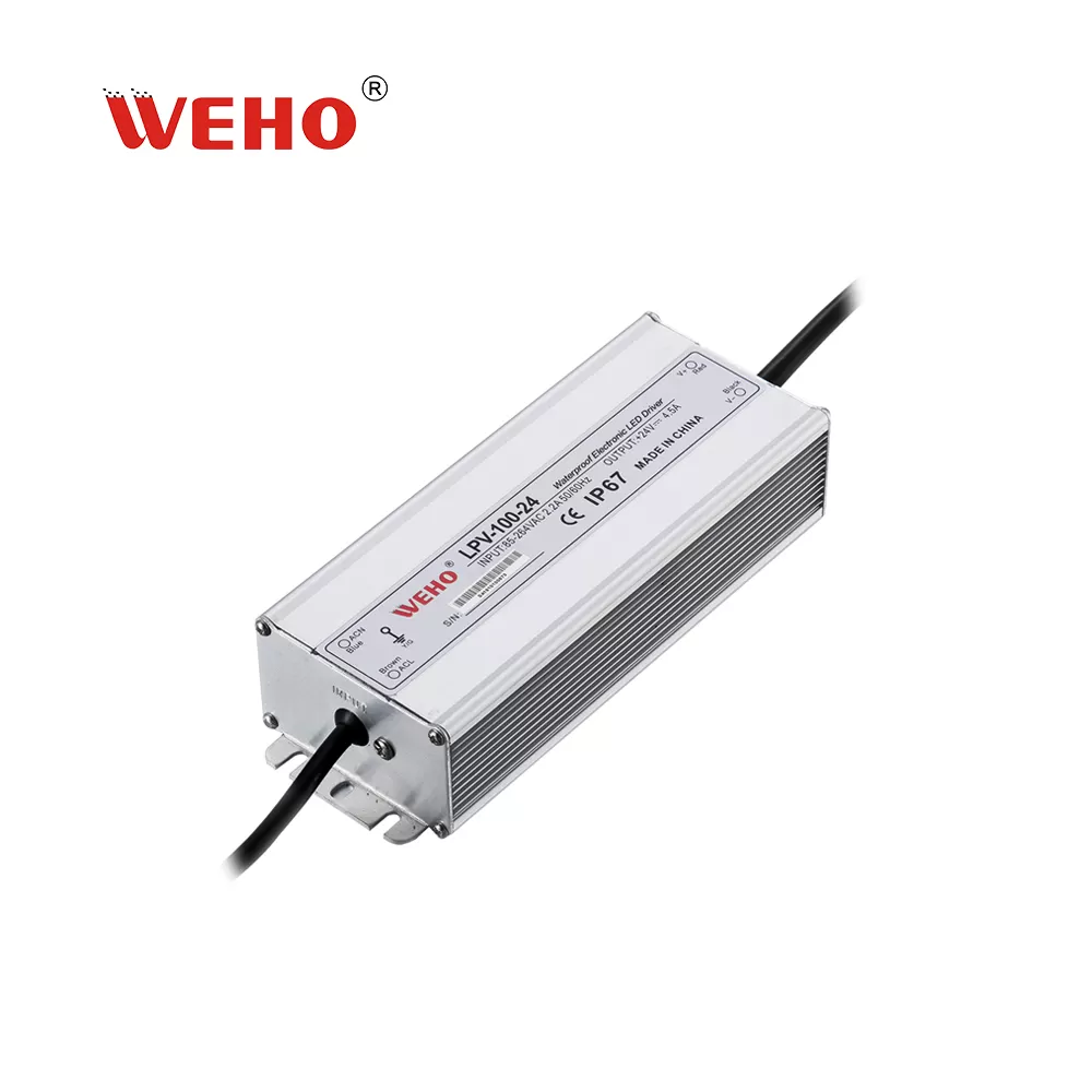 Waterproof IP67 LED driver AC 110v/220v 100W power supply