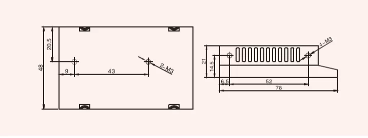 10W mini size power supply led switching power