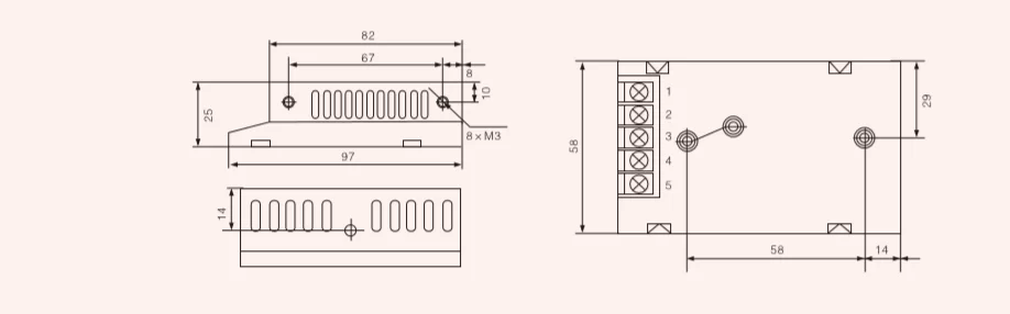 20W Single output minisize power supply