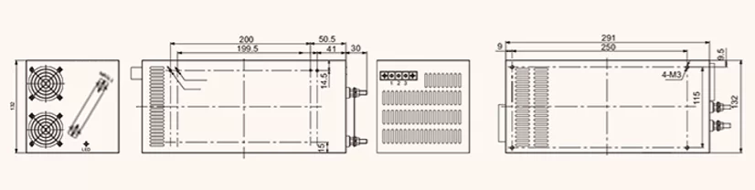 S-2400W series normal single switching power supply