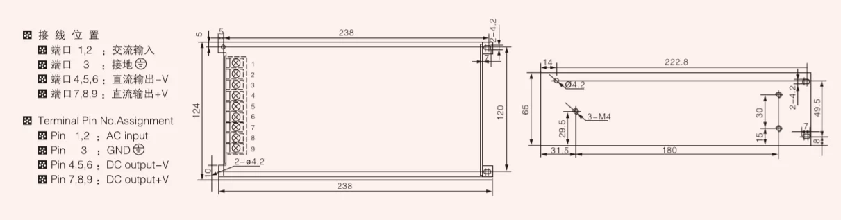 S-600W series switching power supply