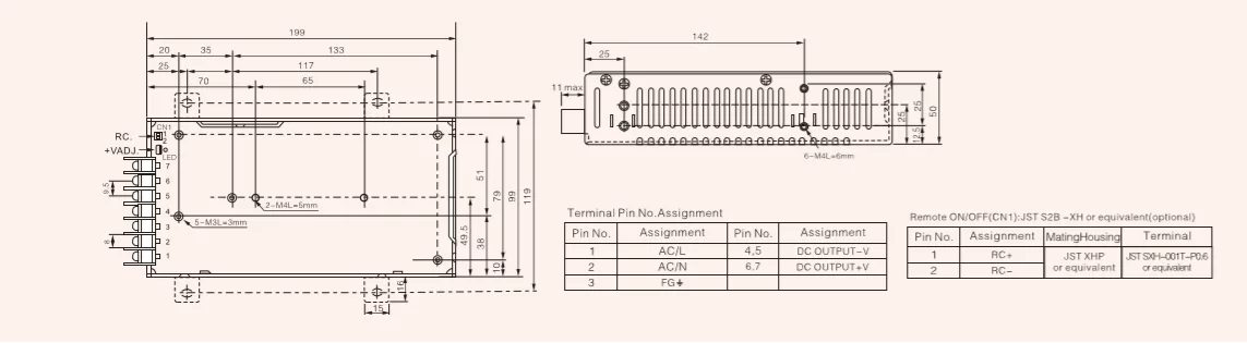 SP-150 single output 150w cctv power supply