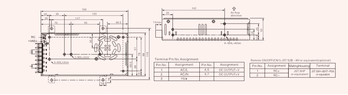 Cooling Fan 110vac power supply