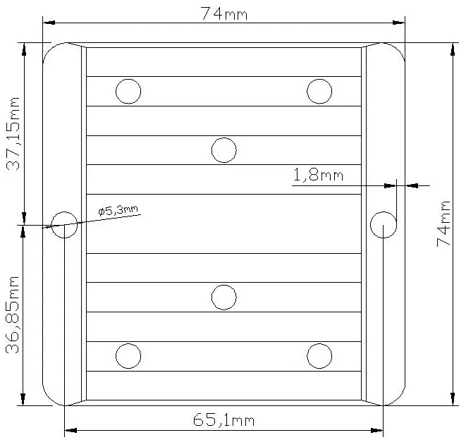 WH-C1215 Buck Converter Dimensions