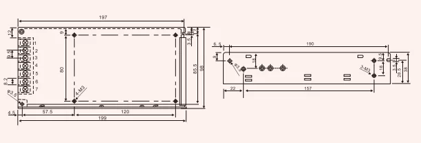 SC-180W Dimensions