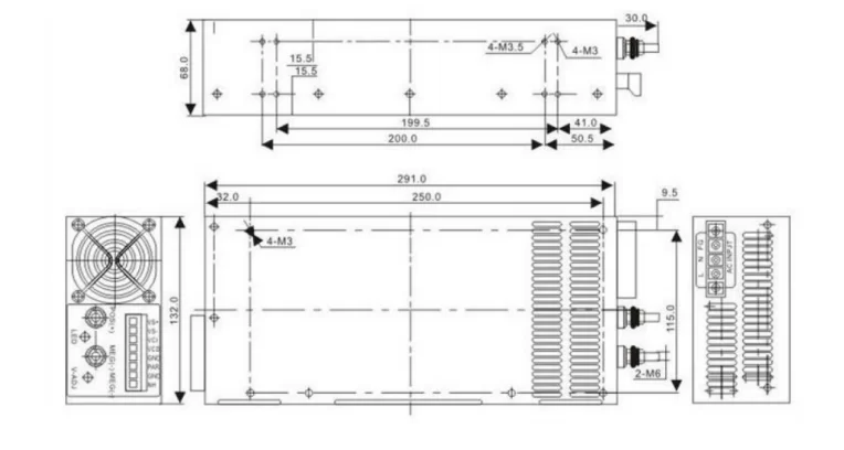 SE-2000W Single Output Switching Power Supply  title=